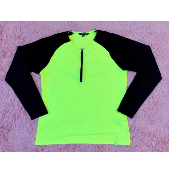 RALPH LAUREN Activewear Long Sleeve 1/2 Zip Shirt - Picture 3 of 6